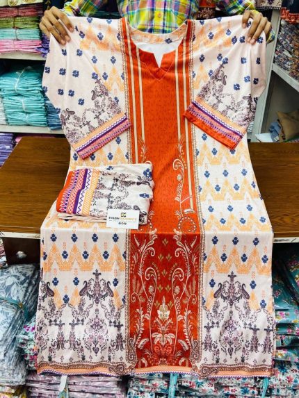 Premium Quality Microstitch Fabric Two Piece