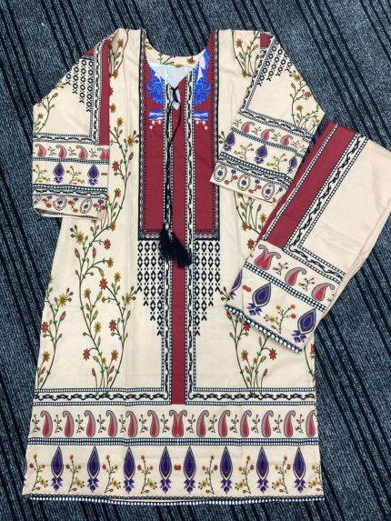 Premium Quality Microstitch Fabric Two Piece