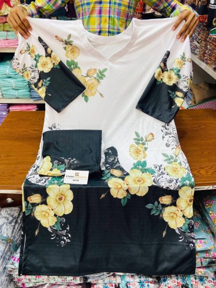 Premium Quality Microstitch Fabric Two Piece