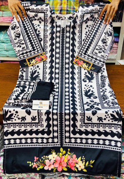 Premium Quality Microstitch Fabric Two Piece