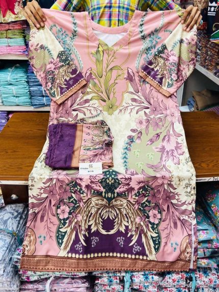 Premium Quality Microstitch Fabric Two Piece