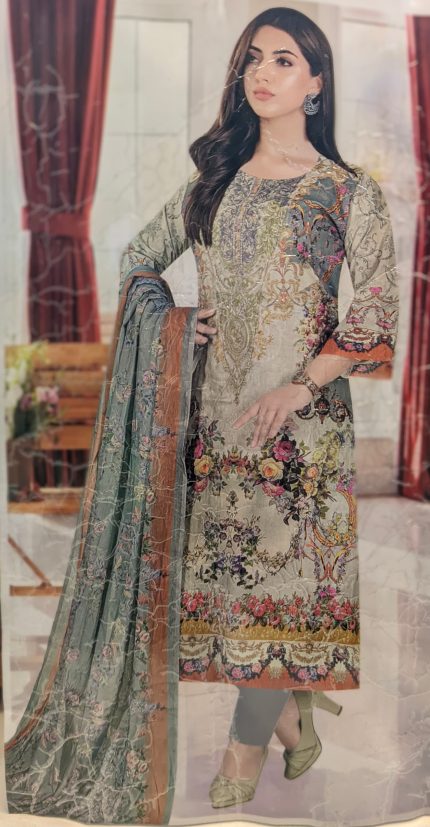 Marshall Pure Cotton Stylish Three Piece